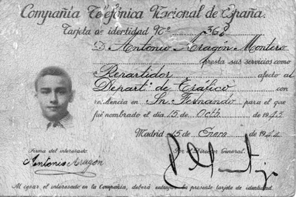Carnet de Empleado (1943)